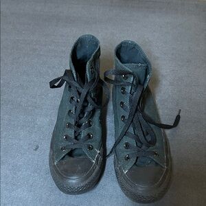 Classic Black High-Top Sneakers